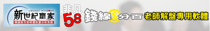58台錢線百分百老師解盤工具