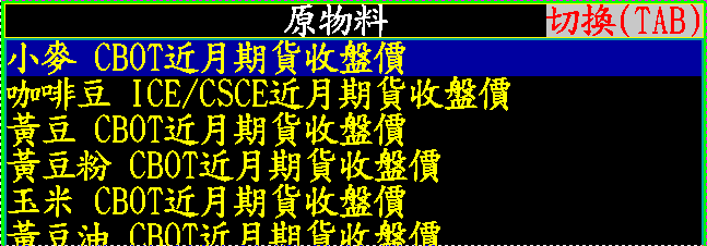 原物料